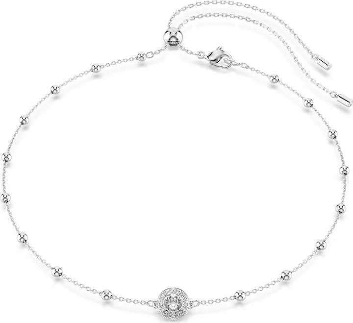 Produktbild Swarovski Una Angelic Halskette Rundschliff Doppelseitige Motive Weiss Rhodiniert (Swarovski Metall)