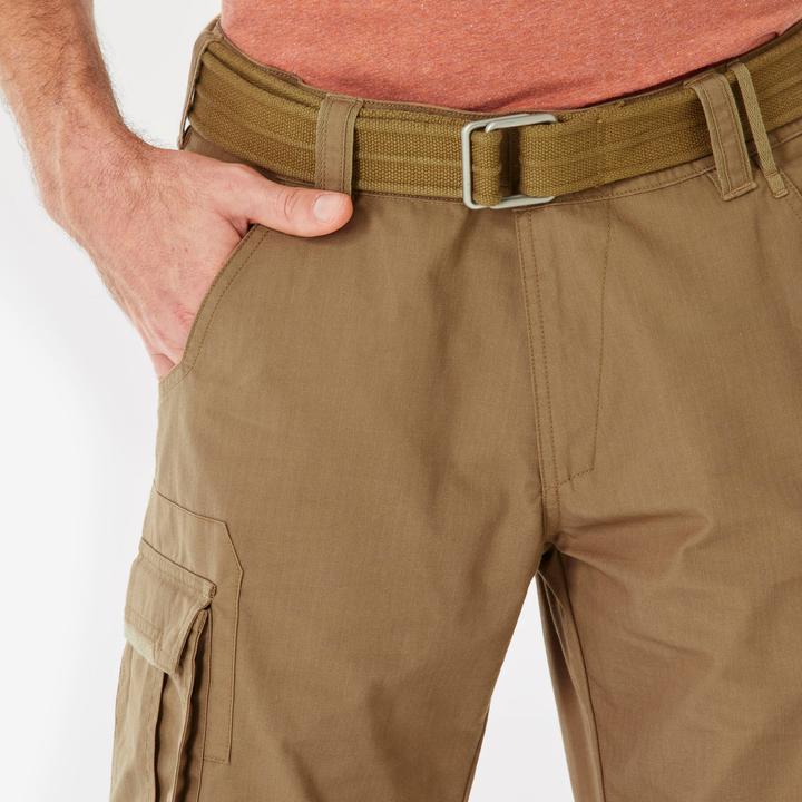 Produktbild Forclaz Zip-Off-Hose Cargohose Herren Trekking Backpacking - Travel 500 braun (XL)