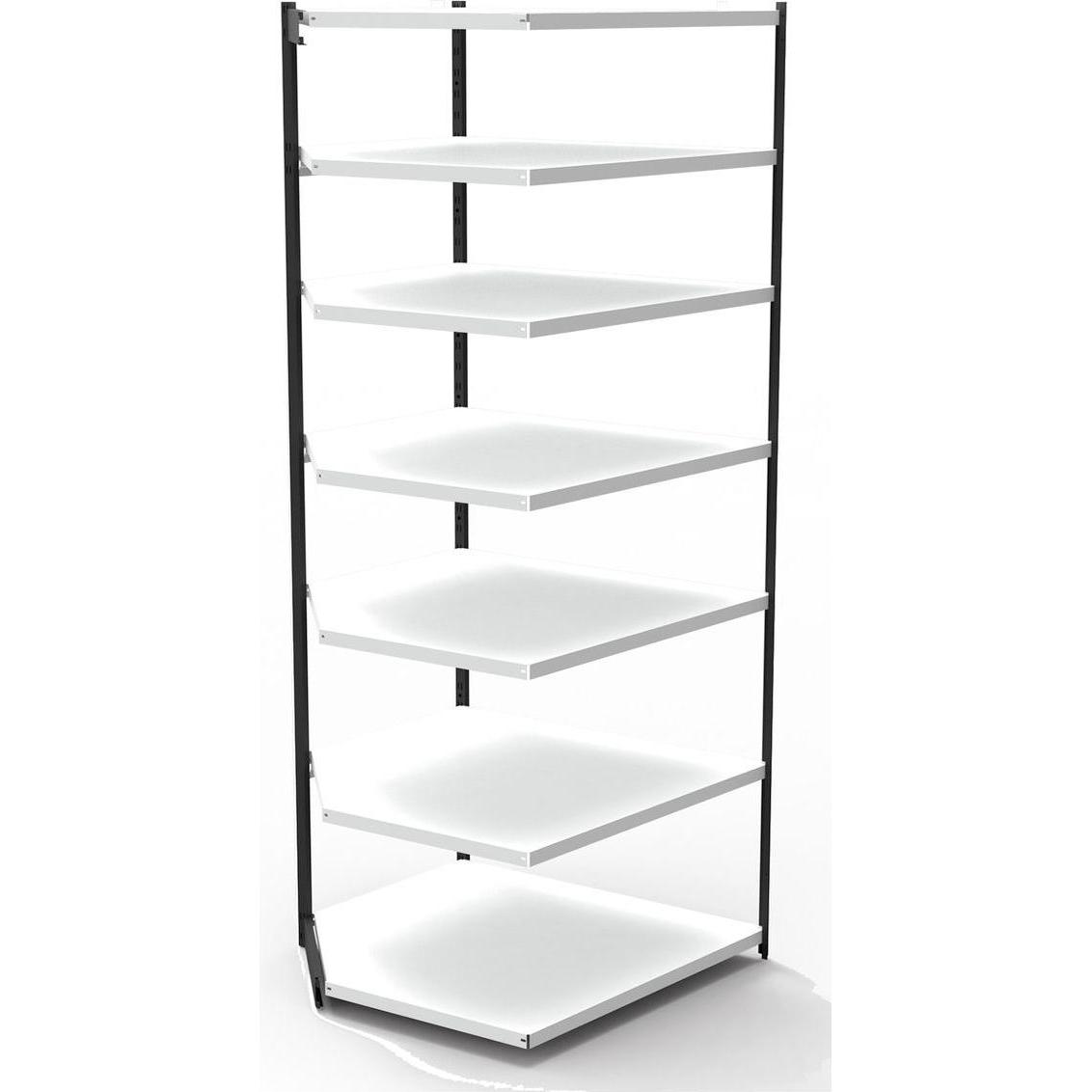 kaiserkraft, Kellerregal, Büro-Regalsystem, ohne Rückwand