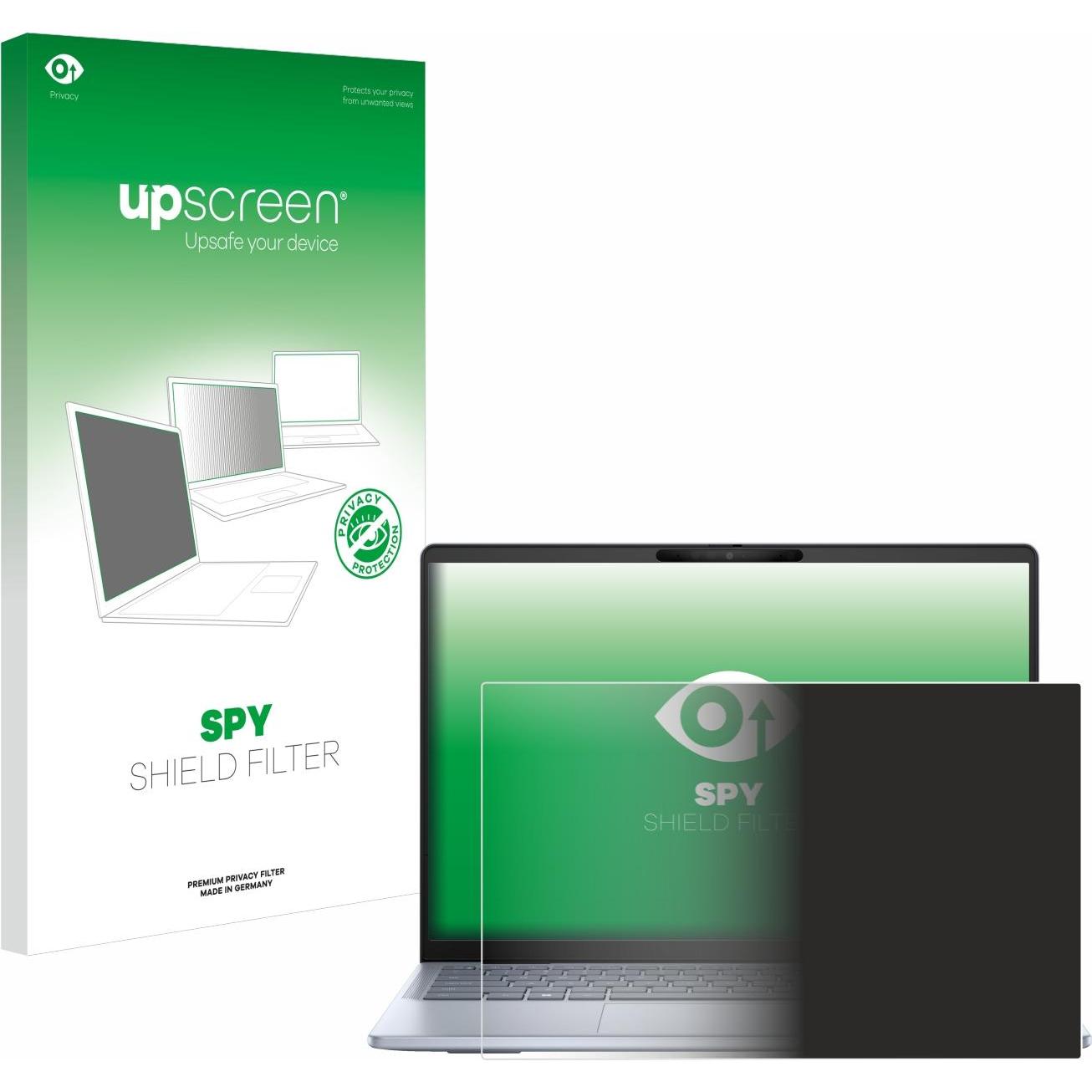 upscreen Blickschutzfilter Anti-Spy Privacy Filter Blaulicht-Schutz (35.56", 16 : 10), Notebook Schutzfolie