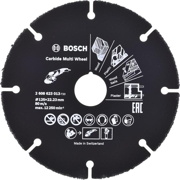 Productafbeelding Bosch Professional SZLIFIERKA KĄTOWA 125mm 900W GWS 9-125S + TARCZA MULTI WHEEL
