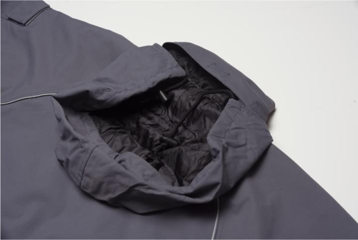 Planam unisex Arbeitsjacke CANVAS 320 grau, schwarz Grösse L (L)