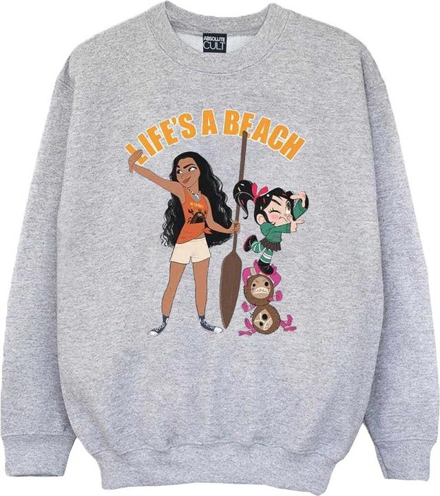 Image du produit Disney - Sweat WRECK IT RALPH MOANA AND VANELLOPE - Garçon (116)