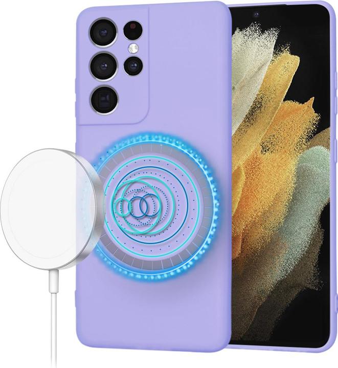 Image du produit Techsuit - SoftFlex MagSafe - Samsung Galaxy S21 Ultra 5G - Light Purple (Samsung Galaxy S21 Ultra 5G)