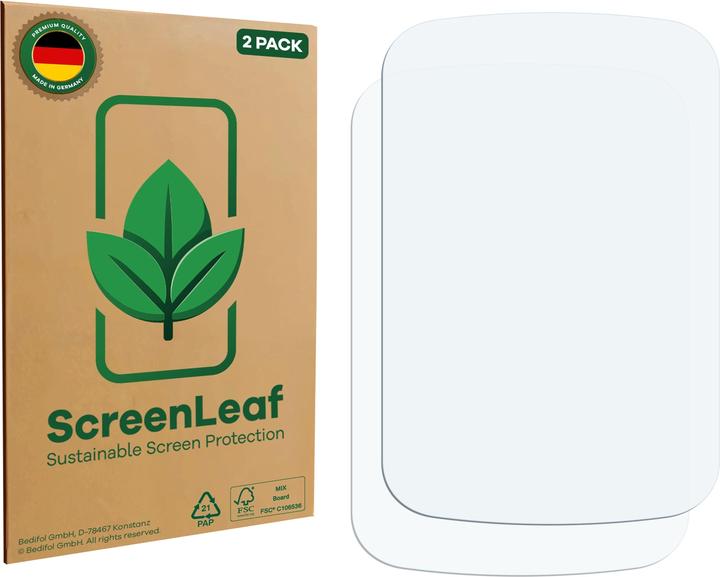 ScreenLeaf Pellicola protettiva, Proteggi Schermo Sostenibili, Clear, Antigraffio