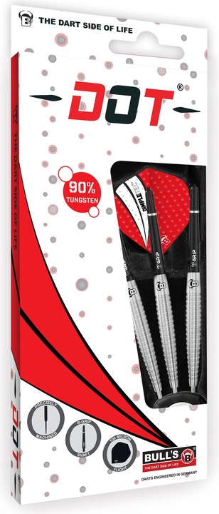 Produktbild Bulls BULL'S Dot D6 90% Tungsten Steel Dart 1 Satz (26 g)