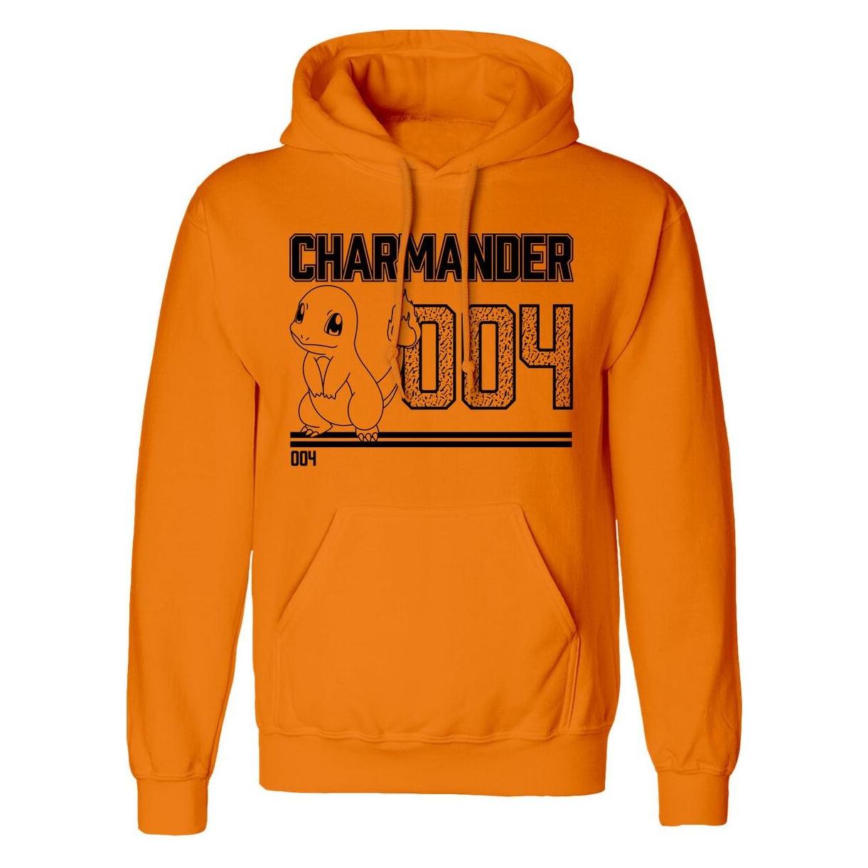 Pokémon, Unisex, Springer, Pokemon - Charmander Lijntekeningen, Oranje, (Xxl)