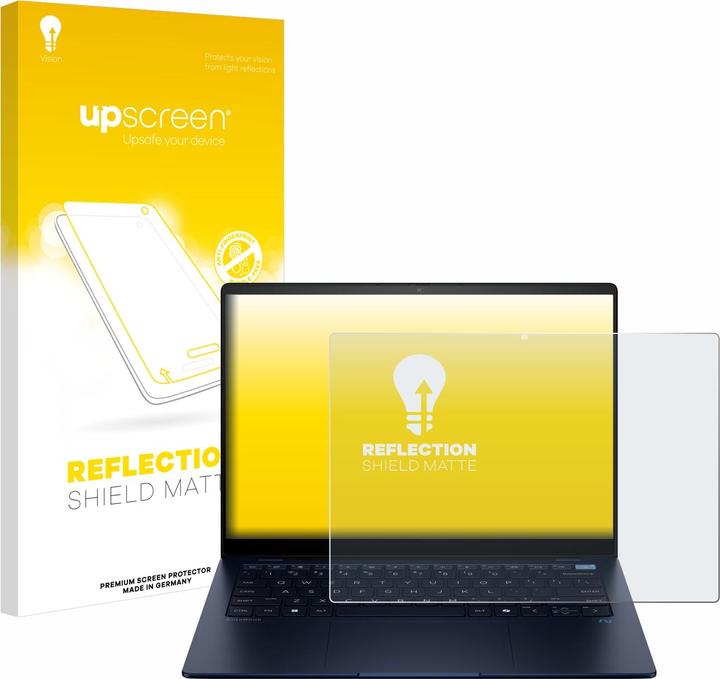 Actual product image upscreen Protective film Screen protector Matt anti-reflective film (14")