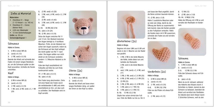 Actual product image Amigurumi Kuscheltiere häkeln