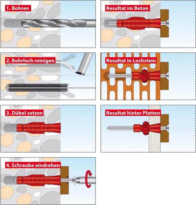 Produktbild Tox Allzweckdübel Tri 12x71 mm 25 Stück (25 Stk.)