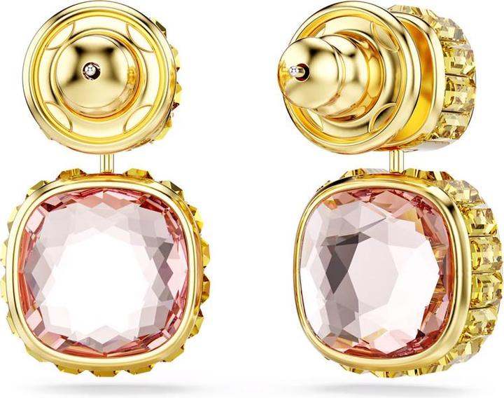 Produktbild Swarovski Chroma Drop Ohrhänger Kissenschliff Mehrfarbig Gold (Swarovski Metall)