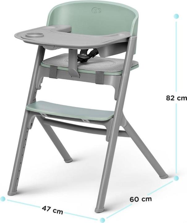 Actual product image KinderKraft highchair LIVY, olive green, KHLIVY00GRE0000 (Highchair)