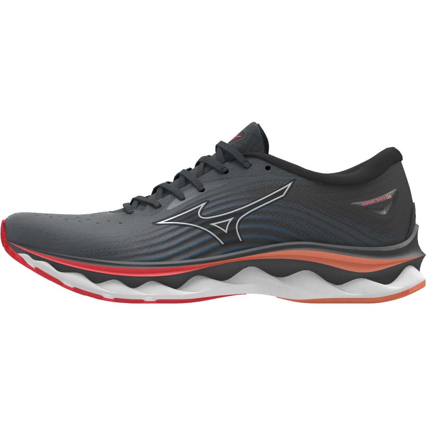 Mizuno, Herren, Laufschuhe, Wave Sky 6 (44.5), Mehrfarbig