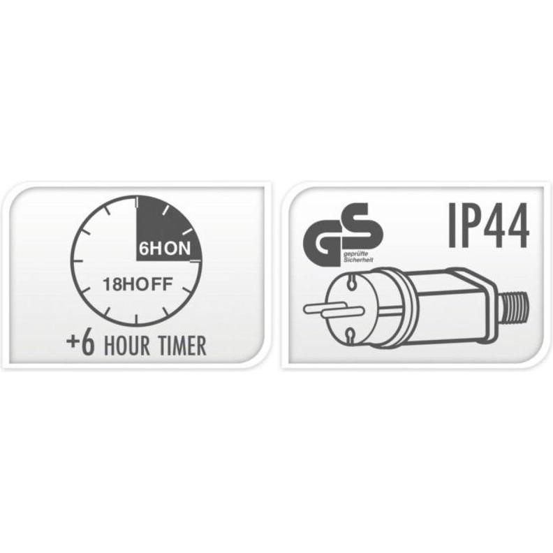 Koopman, Catena luminosa, Christmas Tree Lights 710 LED Light Chain White/Warm White (10 m)