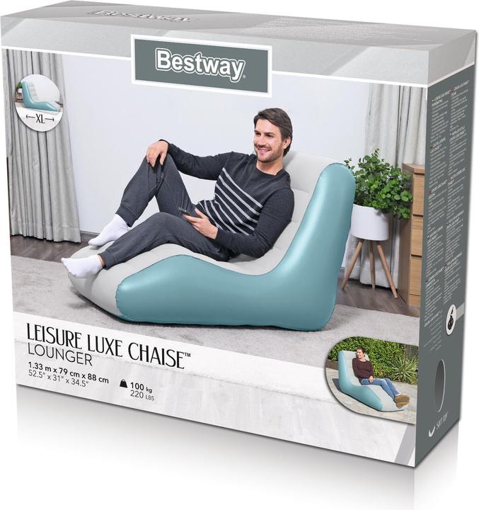 Actual product image Bestway Luxe Chaise™ air lounger 133 x 79 x 88 cm