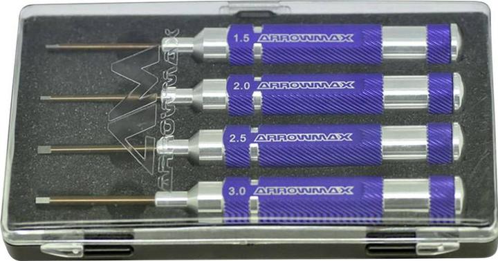 Hoeco Mini Tool Set 4 Pieces With Plastic Case
