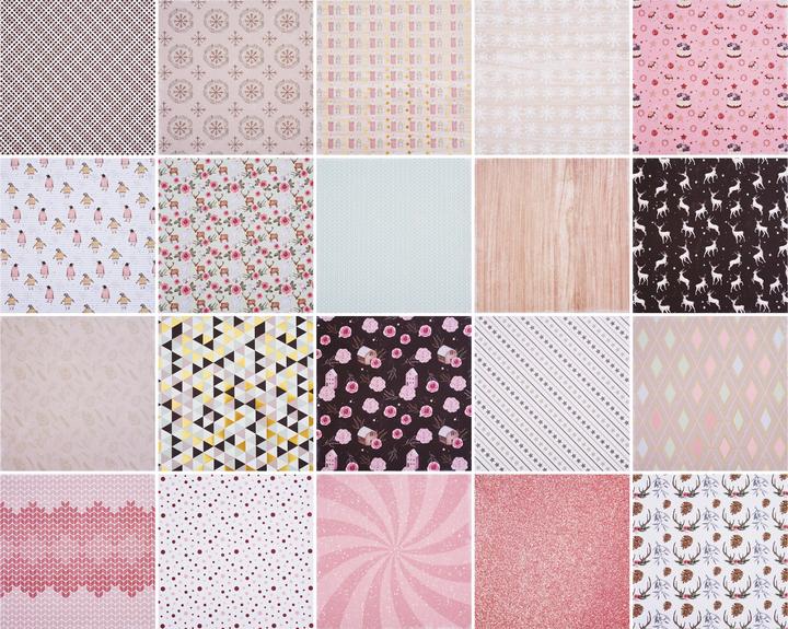 Image du produit VBS Bloc de papier "Merry Christmas", 40 feuilles (120 g/m², 40x)