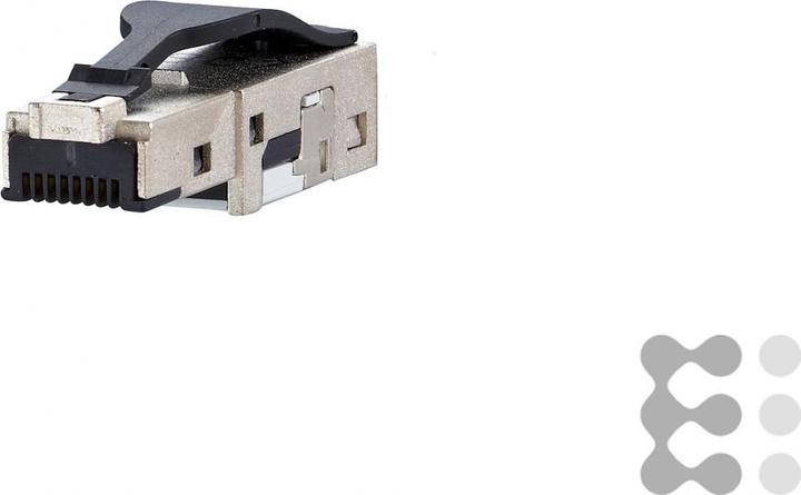 Actual product image Metz Connect 1401400812-E E-DAT Industry RJ45 field plug insert Cat.6 Class EA with (Network cable plug)