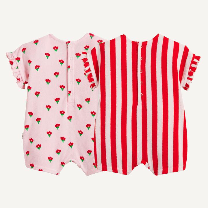 Image du produit La Redoute Collections 2er-Pack Shorts-Einteiler mit Blumenprint (62)