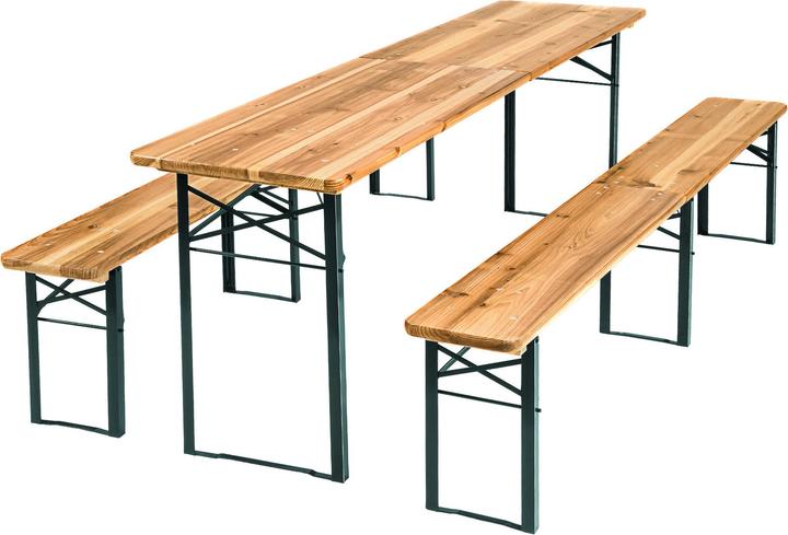Produktbild tectake Bierzeltgarnitur (219 cm)