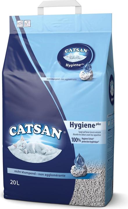 Produktbild Catsan Hygiene Plus (Neutralisierend, Nicht klumpend, Parfümiert, 9.67 kg)