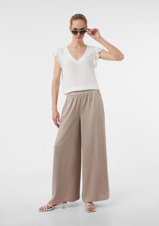 Produktbild Comma Bluse Semitransparente Viskosebluse mit Volantärmeln (44)