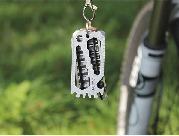 Actual product image MyEDC Multitool KEYCHAIN 24-in-1