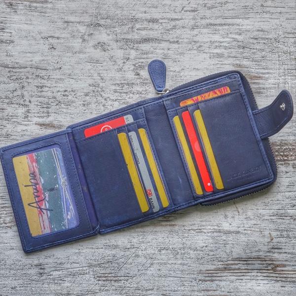 Actual product image Jack kinsky Aruba 516 leather wallet 10 cm