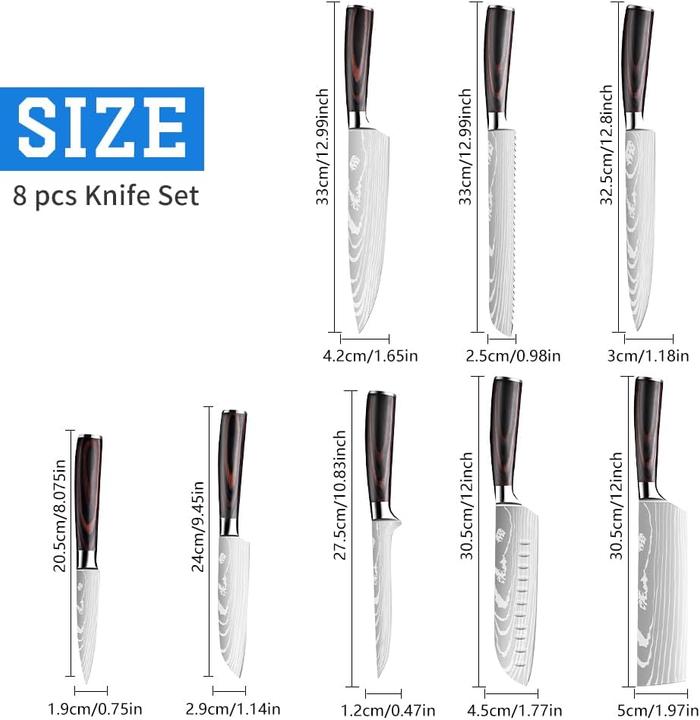 Produktbild Dfito D8 8-teiliges Küchenmesser-Set