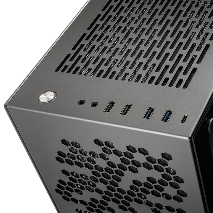 Actual product image Kolink Rocket Heavy Vented Edition Aluminum Mini-ITX Case (Mini-ITX)