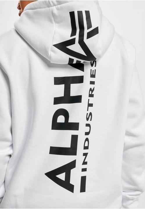 Image du produit Alpha Industries Sweat à capuche zippé imprimé dans le dos (M)