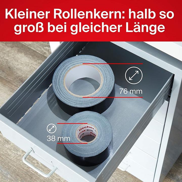 Image du produit Fischer GOW UniversalTapeStrong Gewebeband 25x50 (48 mm)