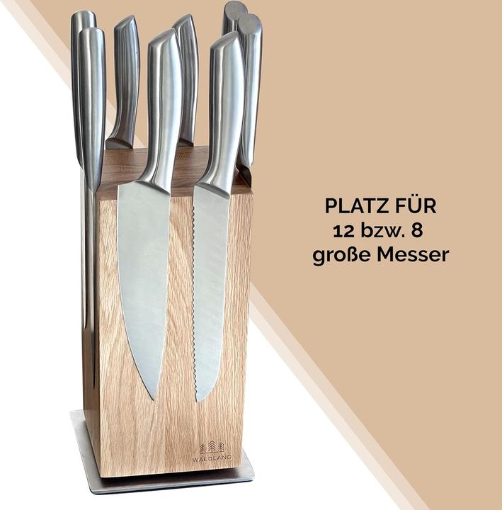 Waldland Drehbarer Magnetmesserblock