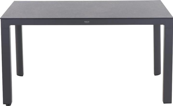 Immagine prodotto Siena Garden Silva Dining Tisch 160x90cm matt anthrazit / HPL titan (160 cm)