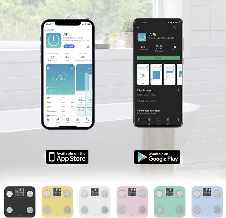 Immagine prodotto WottoCare Professionelle Körperfettwaage (180 kg)
