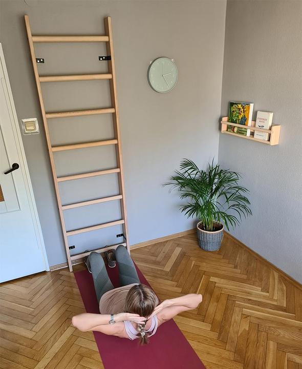 Immagine prodotto BenchK Barre a muro 112 con barra per trazioni, corda e anelli