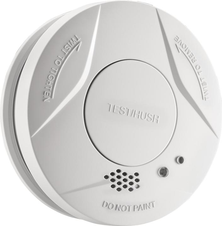 Produktbild Wiltec Rauchmelder 3-V-Batterie Feuermelder HUSH-Funktion Brandschutzmelder