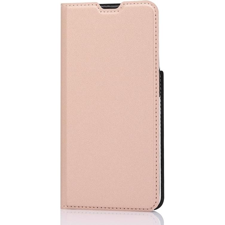 Wave BookCase -suojakotelo, Samsung Galaxy S21, ruusukulta (Samsung Galaxy S21+), Smartphone Hülle, Rosa