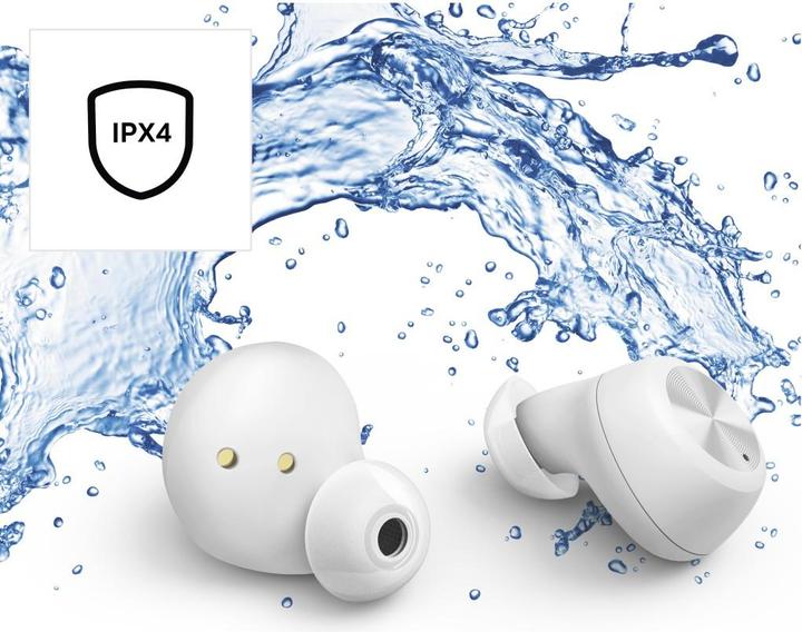 Productafbeelding Thomson WEAR7701W Bluetooth® Hoofdtelefoon, In-Ear, Echt Draadloos, Microfoon, Wit (4 h, Draadloze)