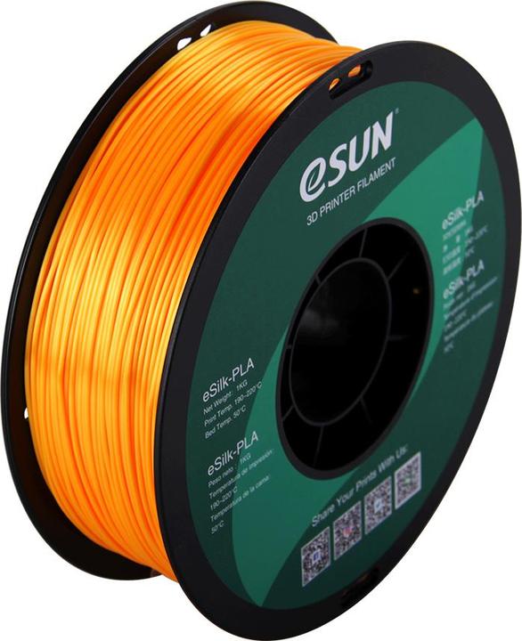 Image du produit eSUN eSilk-PLA 1,75mm D. Yellow 1kg Filament 3D (PLA, 1.75 mm, 1000 g, Jaune)