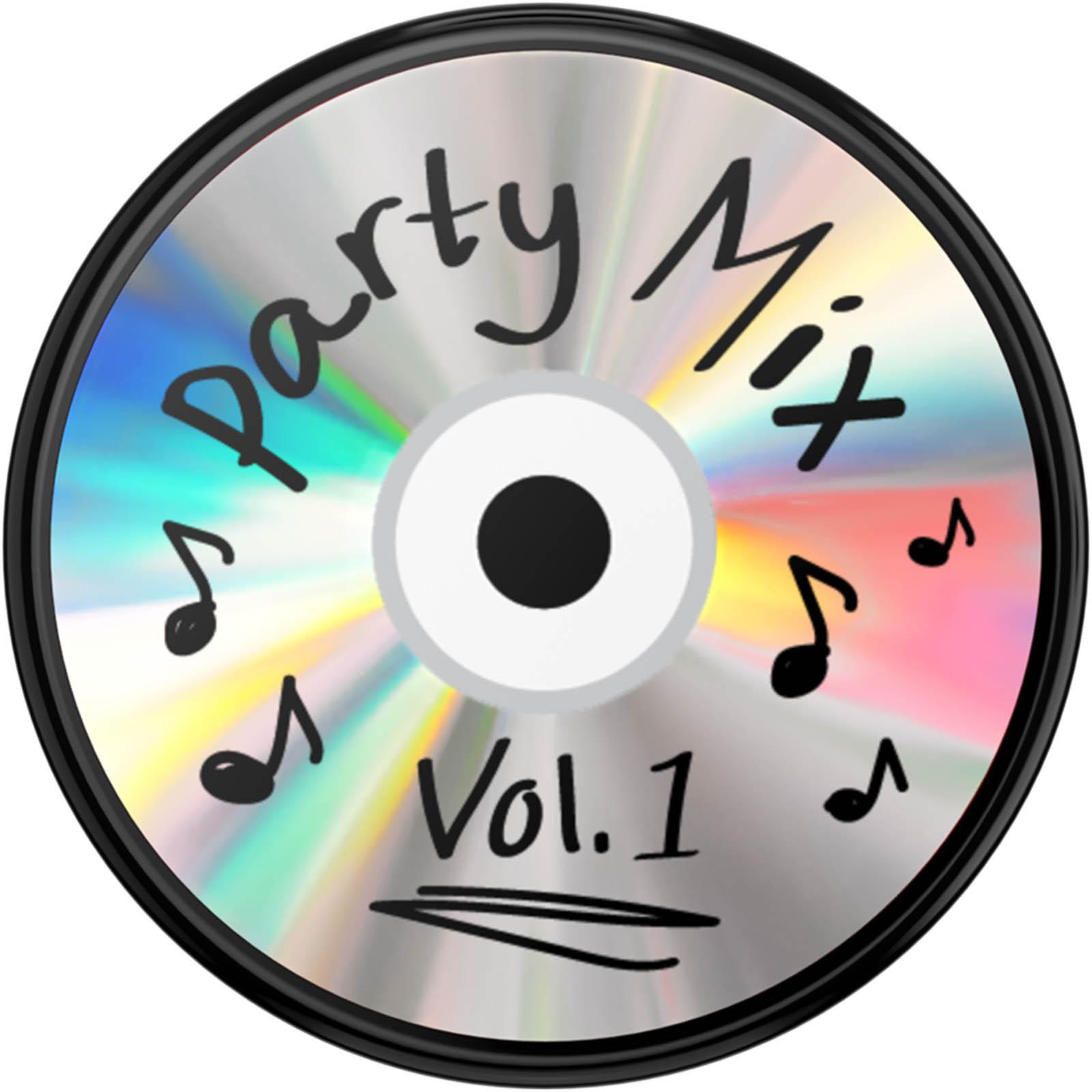 Thumbnail - PopSockets PopGrip Backspin CD-Rom Road Trip, Smartphone Halterung, Schwarz