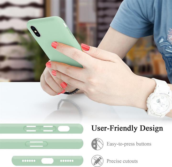 Produktbild Cadorabo TPU Liquid Silicone Case Cover (Apple iPhone X, Apple iPhone XS)