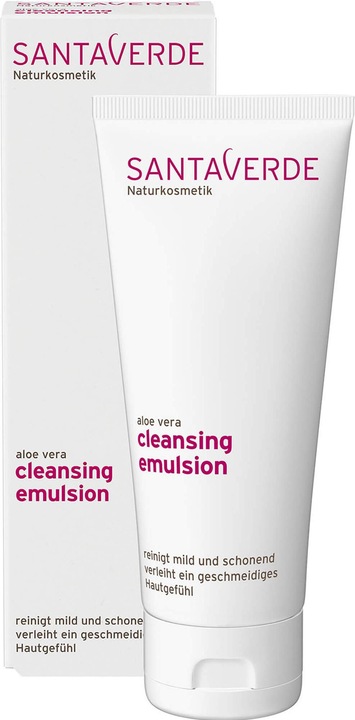 Actual product image SantaVerde Aloe Vera Cleansing Emulsion (Cleansing lotion, 100 ml)
