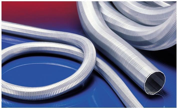 Actual product image Norres Metal hose Inner Ø 80 mm Outer Ø 86 mm 3 mm Length 5 m