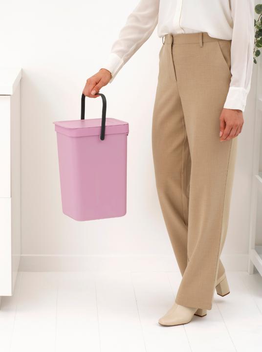 Actual product image Brabantia Recyclingbehälter Sort & Go 12 l, Rosa (12 l)