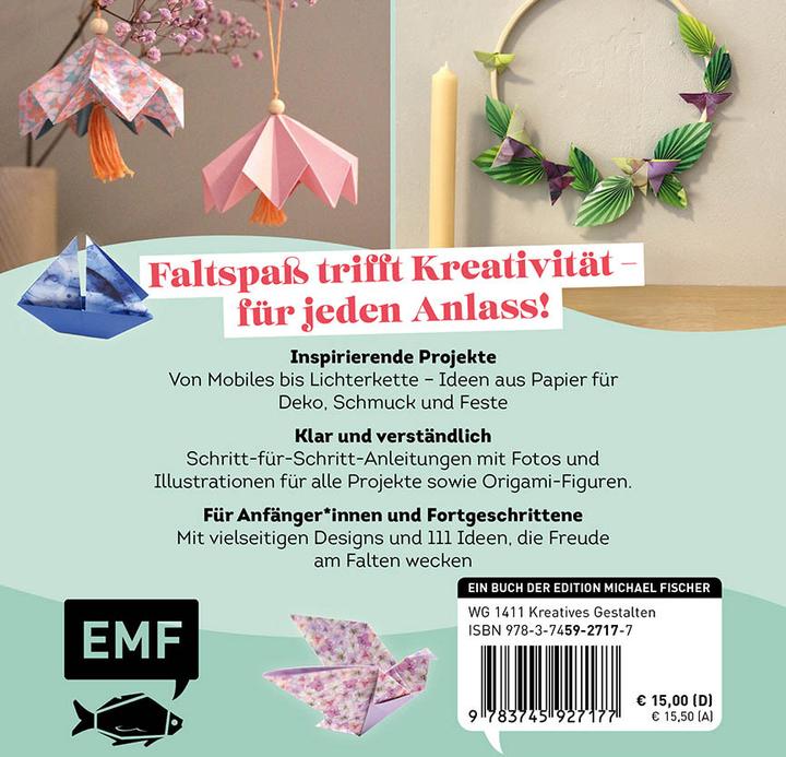 Productafbeelding 333 Origami - Das Bastelbuch (Duits, Eva Maria Berg, 2025)
