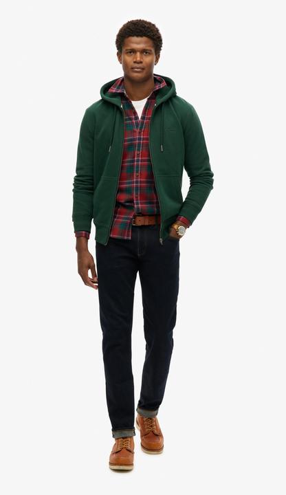 Actual product image Superdry ESSENTIAL LOGO ZIP HOODIE HB Heren Vest (S)