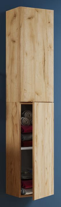 Actual product image VCM Bathroom furniture tall cabinet Lendas hinged doors (33 x 22 x 150 cm)