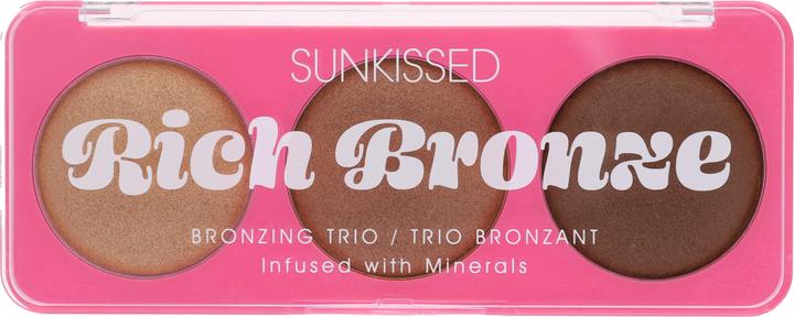 Actual product image Sunkissed Rich Bronze Bronzing Trio 3 Shades for Warmth and Radiance (Bronzer)
