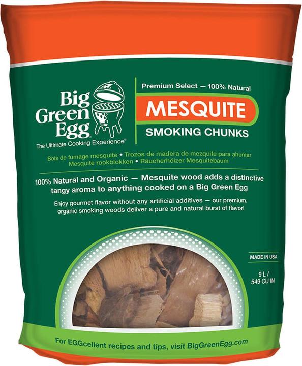 Big Green Egg Mesquite Smoking Chips, 9 liters